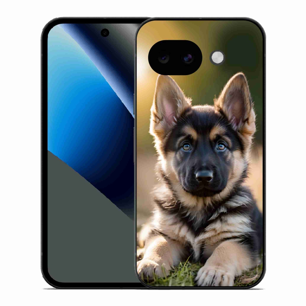 Gél borítás mmCase a Google Pixel 10a számára - Német juhászkutya a természetben