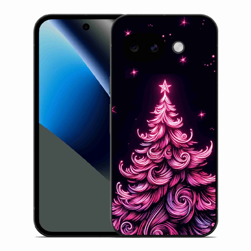 Gél borítás mmCase a Google Pixel 10a számára - neon karácsonyfa 2