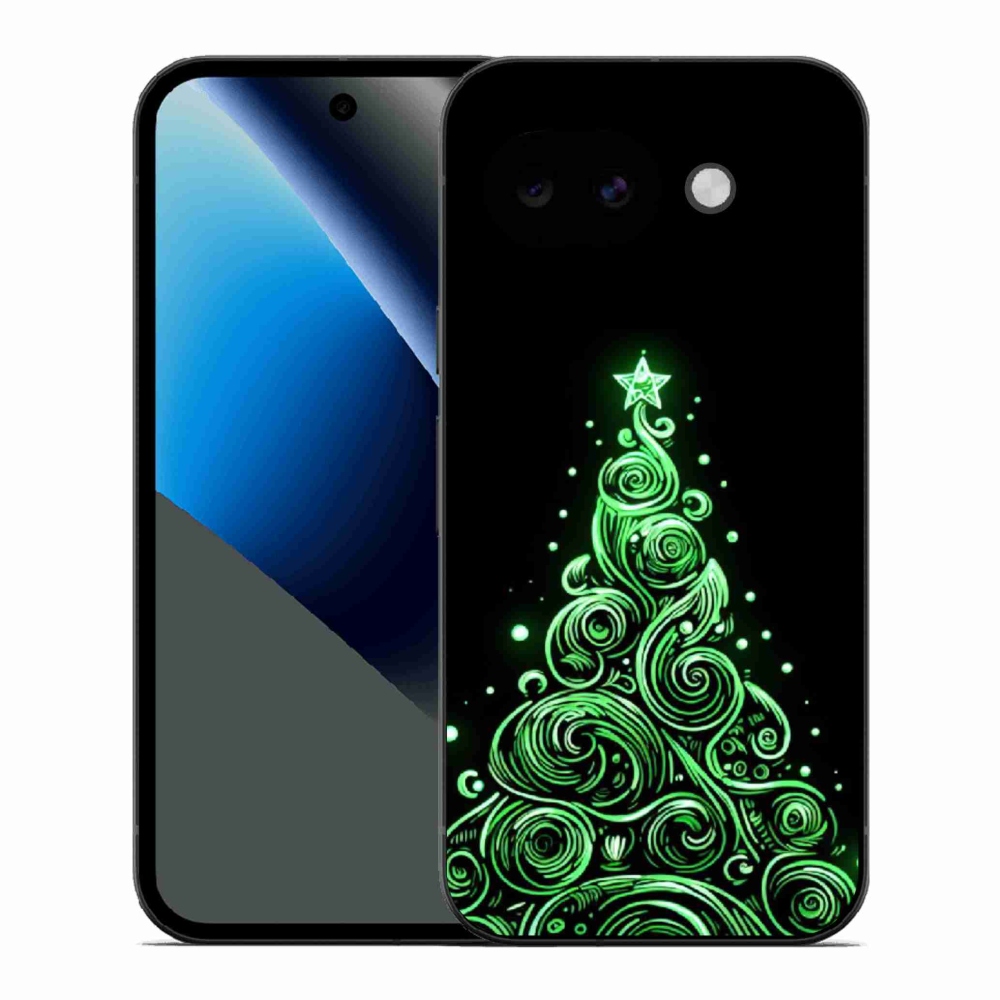 Gél borítás mmCase a Google Pixel 10a számára - neon karácsonyfa 3