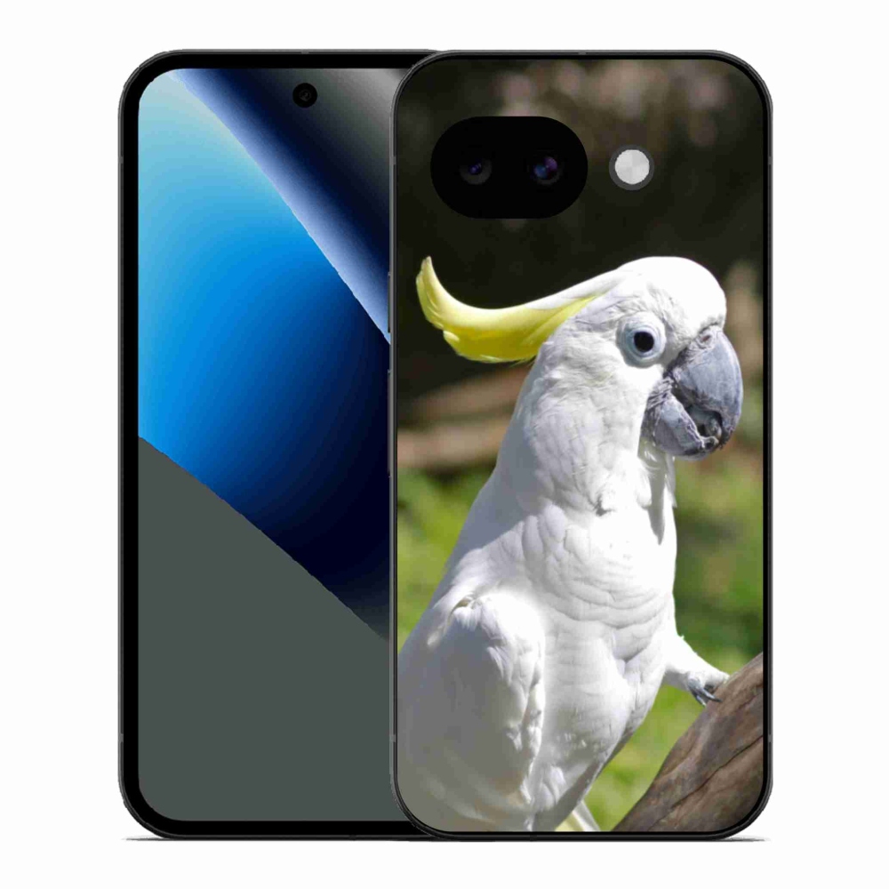 Gél borítás mmCase a Google Pixel 10a készülékhez - papagáj kakadu 2