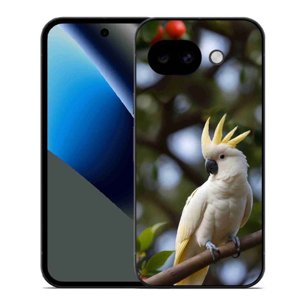 Gél borítás mmCase a Google Pixel 10a készülékhez - papagáj kakadu 3