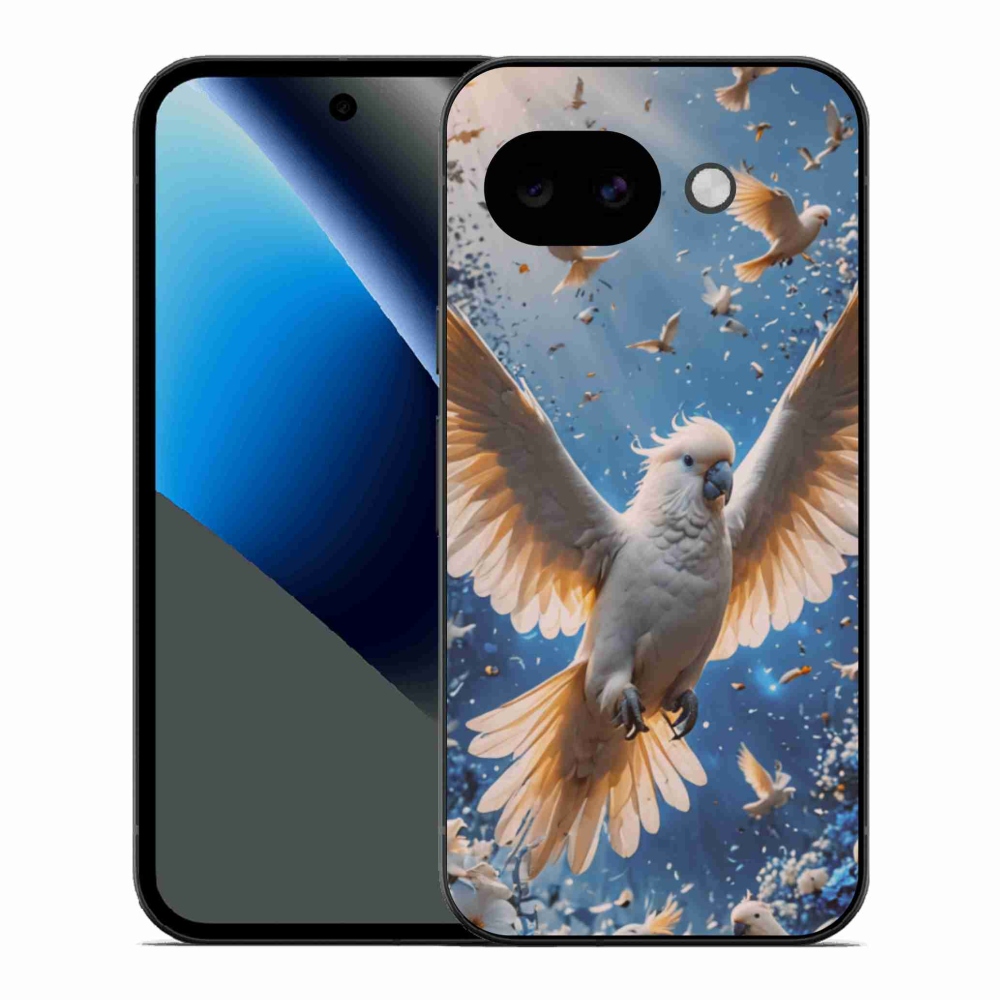 Gél borítás mmCase a Google Pixel 10a készülékhez - kakadu papagáj