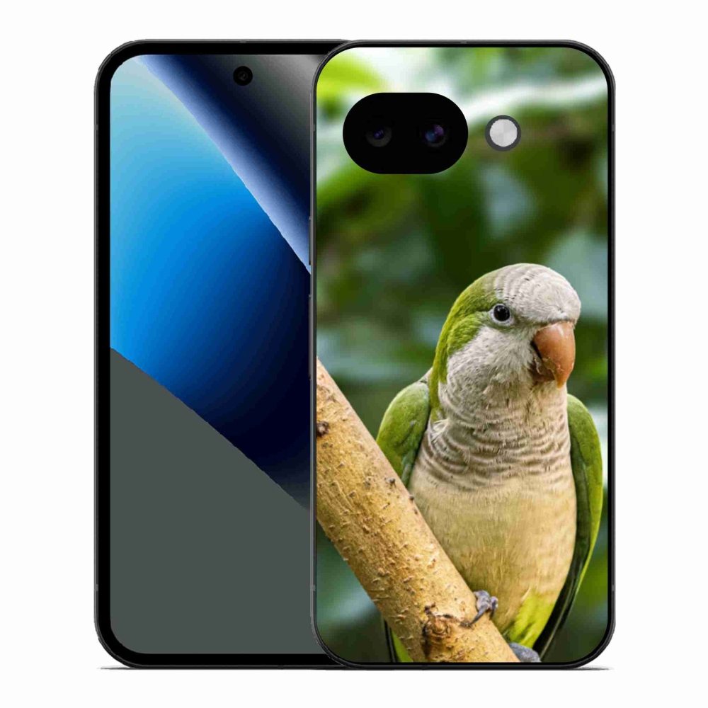 Zselés borítás mmCase a Google Pixel 10a készülékhez - papagáj
