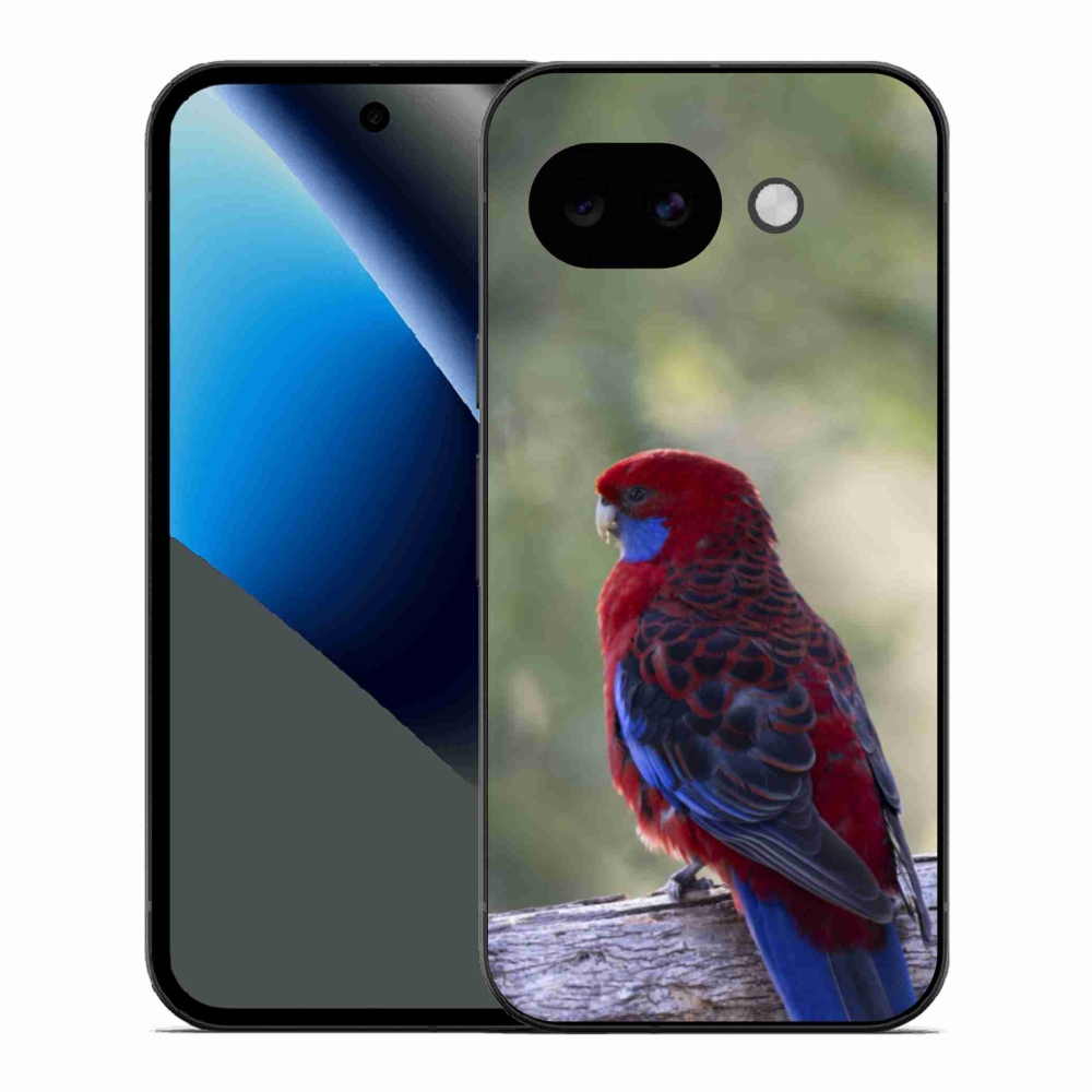 Zselés borítás mmCase a Google Pixel 10a készülékhez - papagáj rózsa