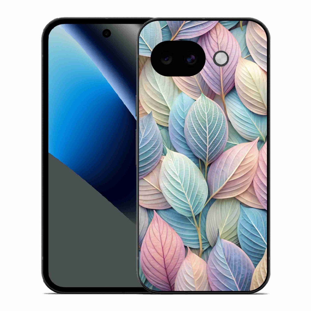 Zselés borítás mmCase a Google Pixel 10a készülékhez - pasztell levelek