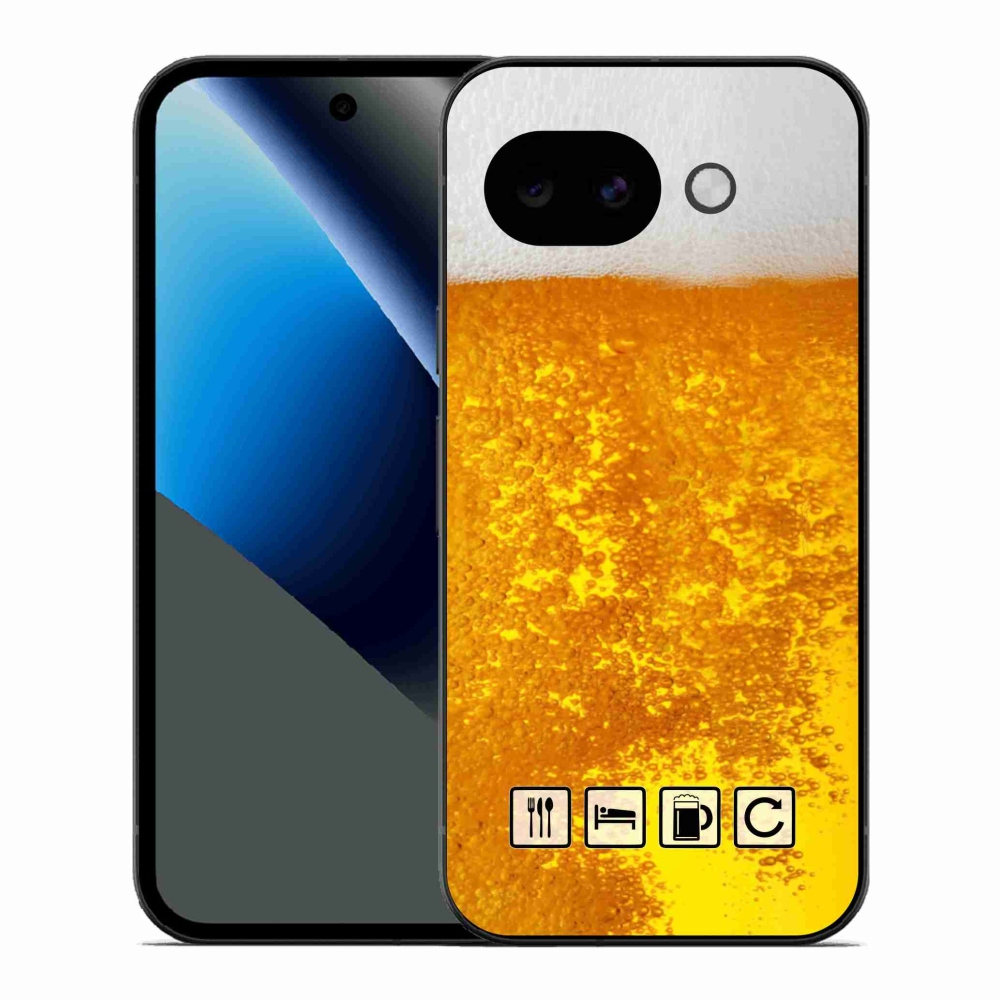 Gél borítás mmCase a Google Pixel 10a számára - sör motívum 3