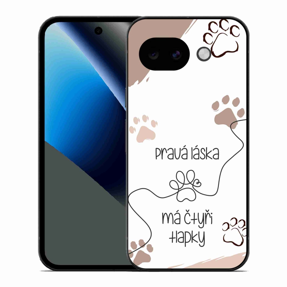 Gél borítás mmCase a Google Pixel 10a készülékhez - kutya motívum 1 fehér háttér