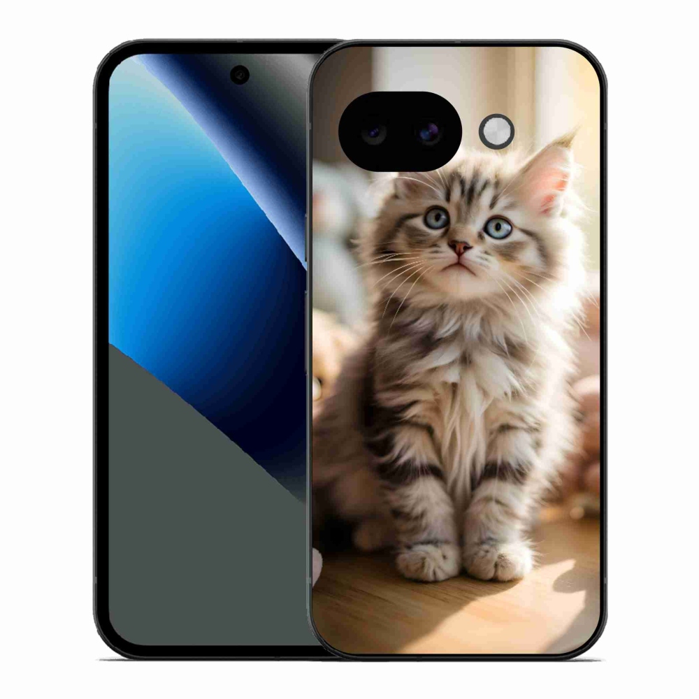 Gél borítás mmCase a Google Pixel 10a számára - aranyos cica 10