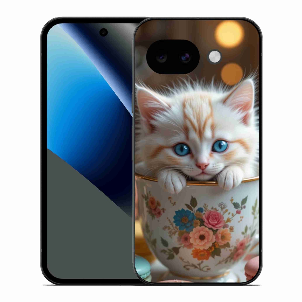 Gél borítás mmCase a Google Pixel 10a számára - aranyos cica 6