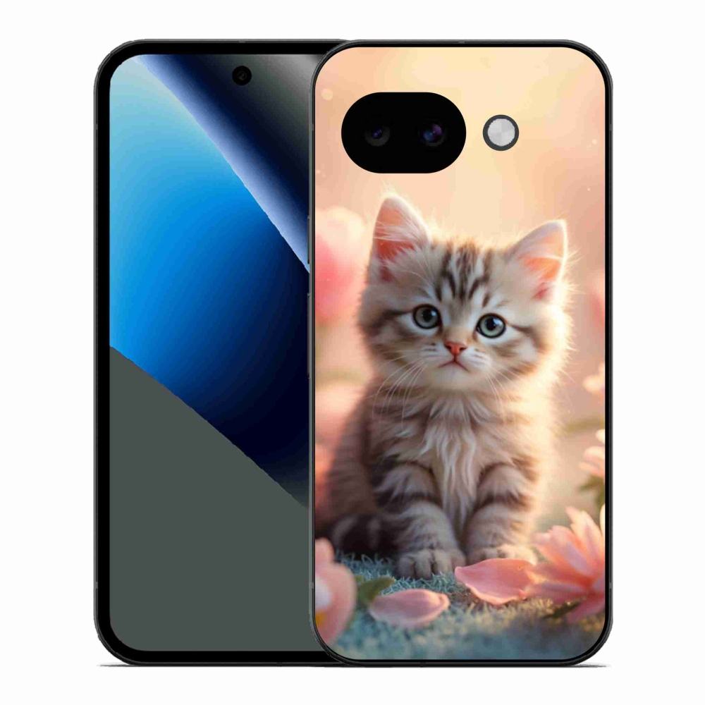 Gél borítás mmCase a Google Pixel 10a számára - aranyos cica 8