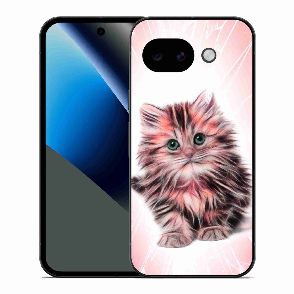 Gél borítás mmCase a Google Pixel 10a számára - aranyos cica