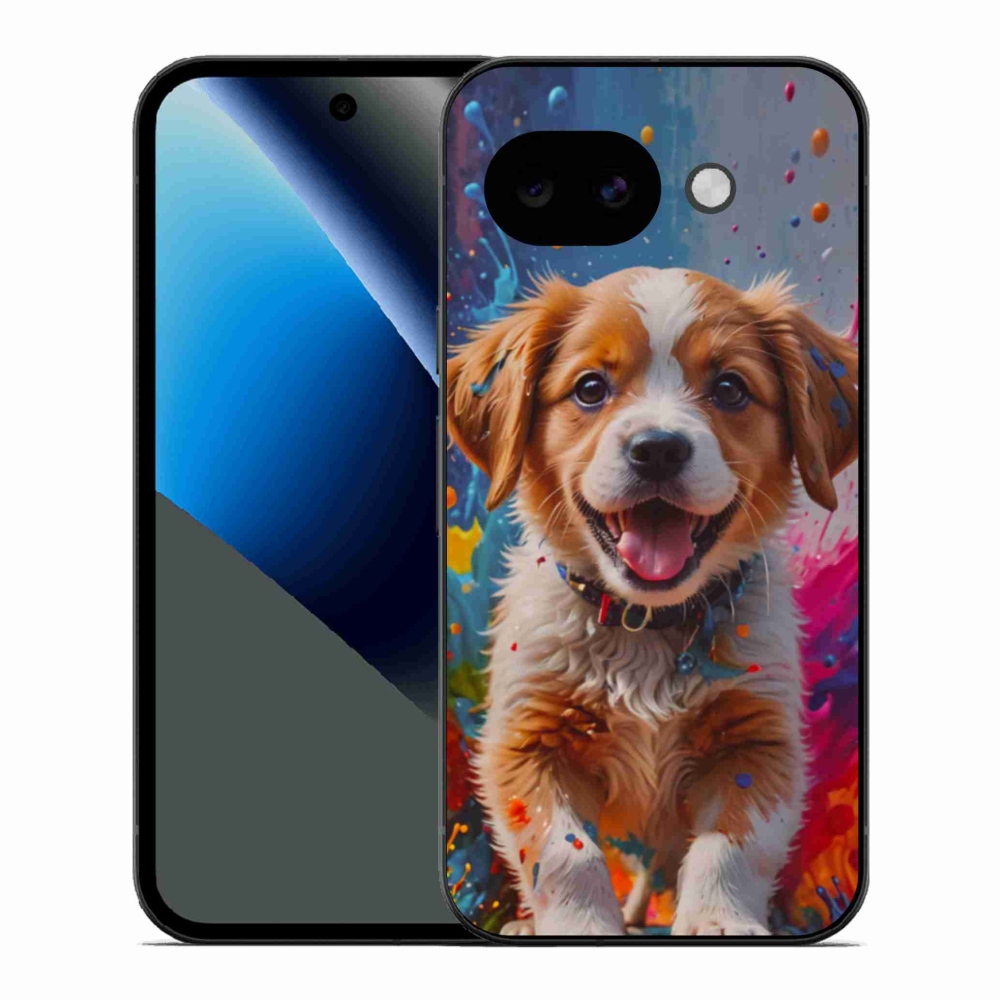 Gél borítás mmCase a Google Pixel 10a számára - aranyos kiskutya 3