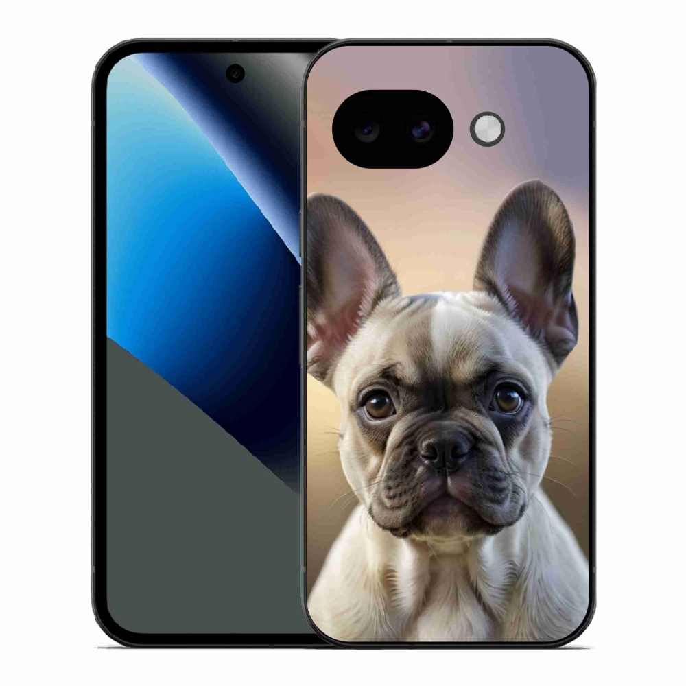 Gél borítás mmCase a Google Pixel 10a számára - aranyos francia bulldog