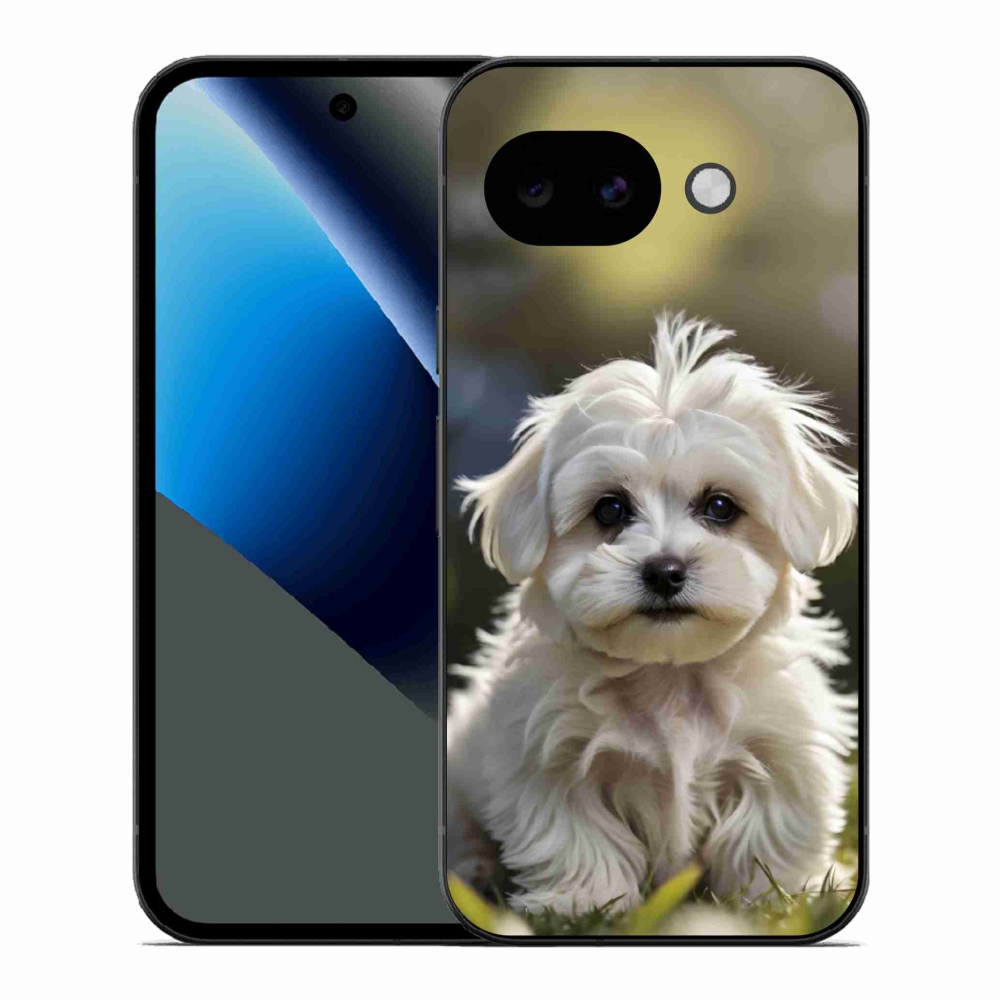 Gél borítás mmCase a Google Pixel 10a számára - aranyos máltai kutya