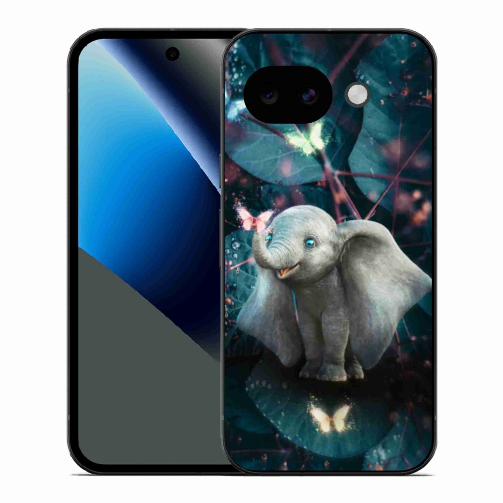 Gél borítás mmCase a Google Pixel 10a számára - aranyos elefánt