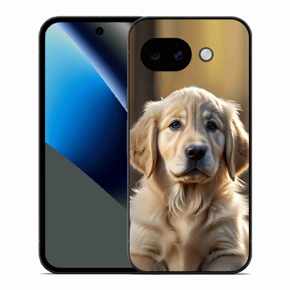 Gél borítás mmCase a Google Pixel 10a számára - aranyos arany retriever