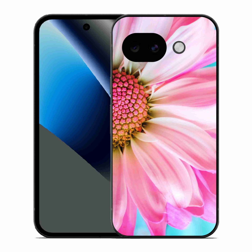 Gél védőhuzat mmCase a Google Pixel 10a készülékhez - rózsaszín virág