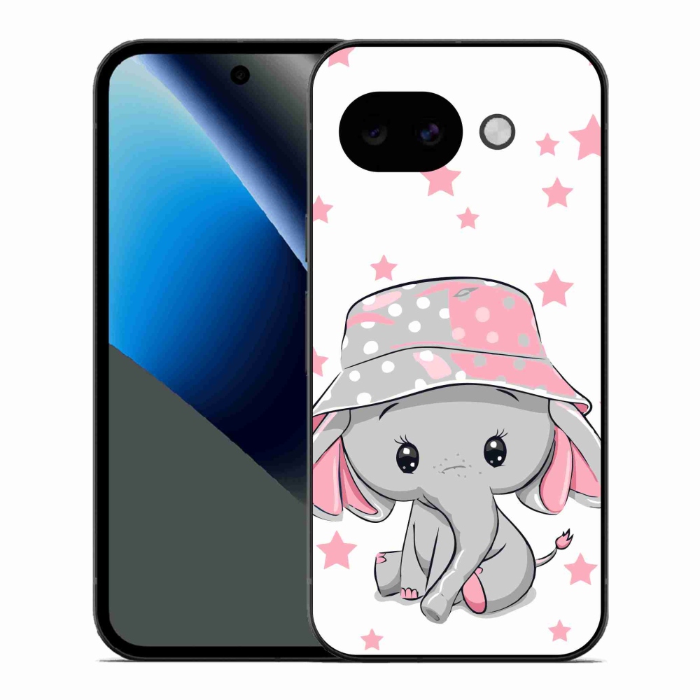 Gél védőhuzat mmCase a Google Pixel 10a készülékhez - rózsaszín elefánt