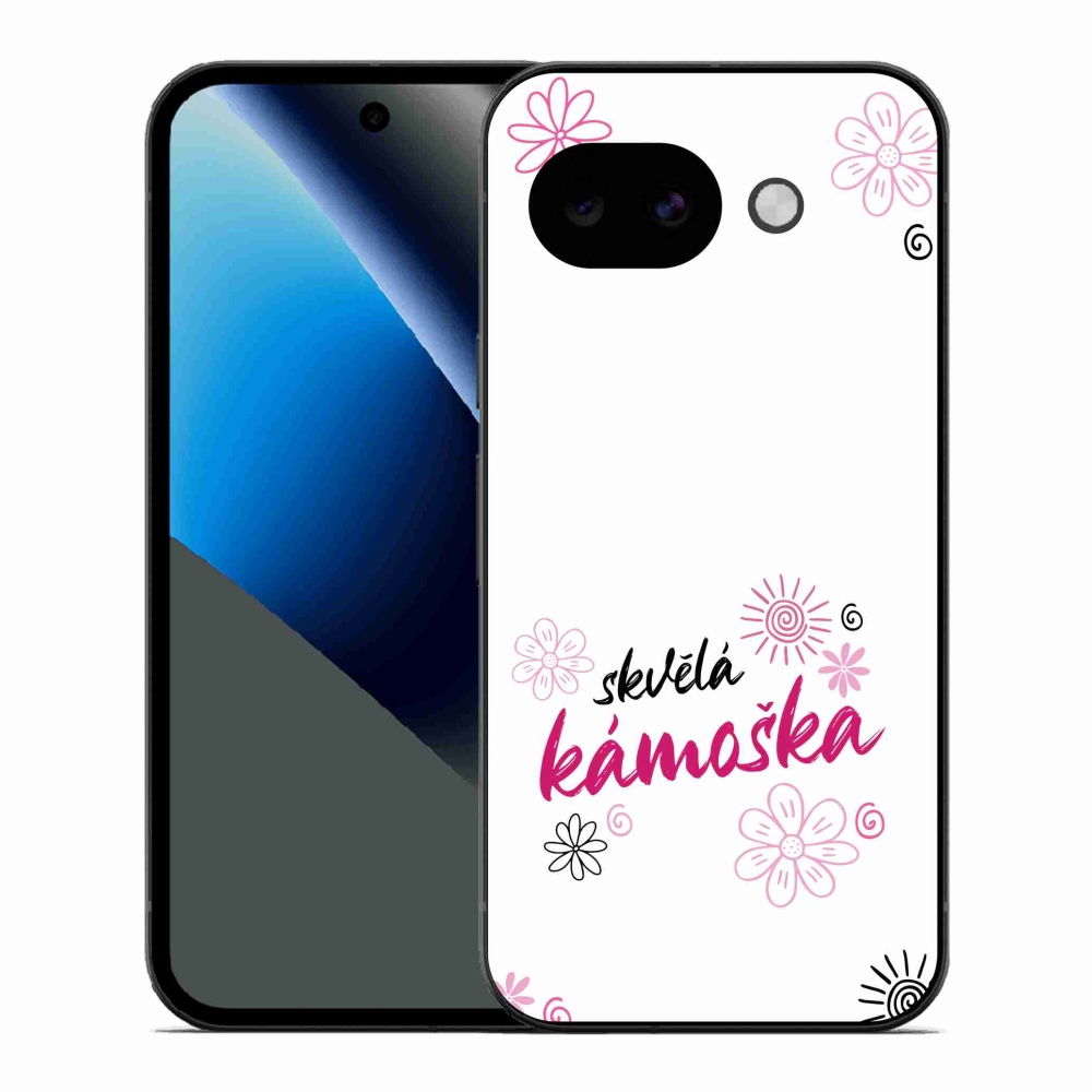 Gél borítás mmCase a Google Pixel 10a - nagyszerű haver fehér háttérrel