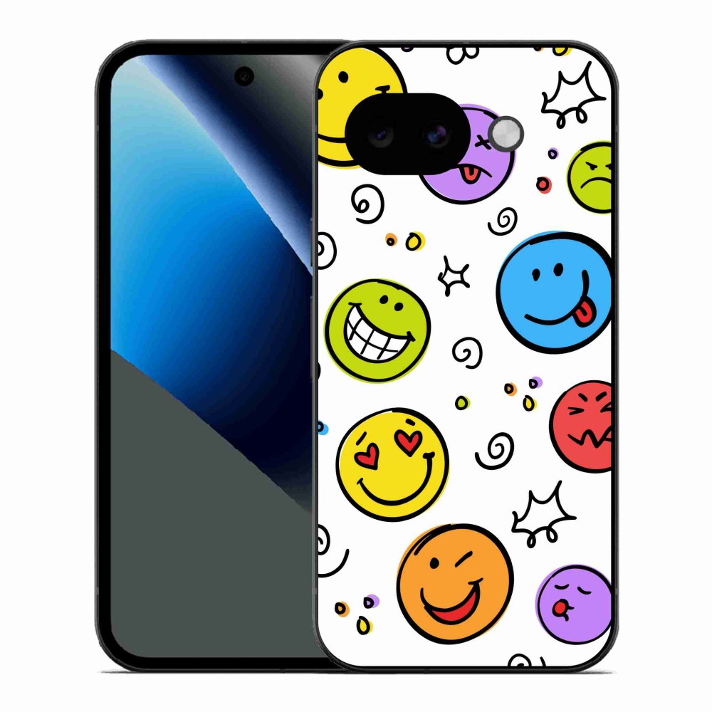 Gél borítás mmCase a Google Pixel 10a készülékhez - smiley-k
