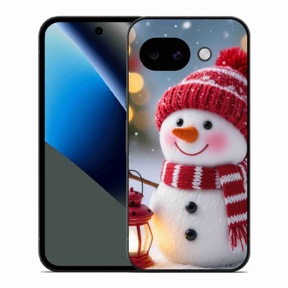 Gél borítás mmCase a Google Pixel 10a készülékhez - Hóember 2