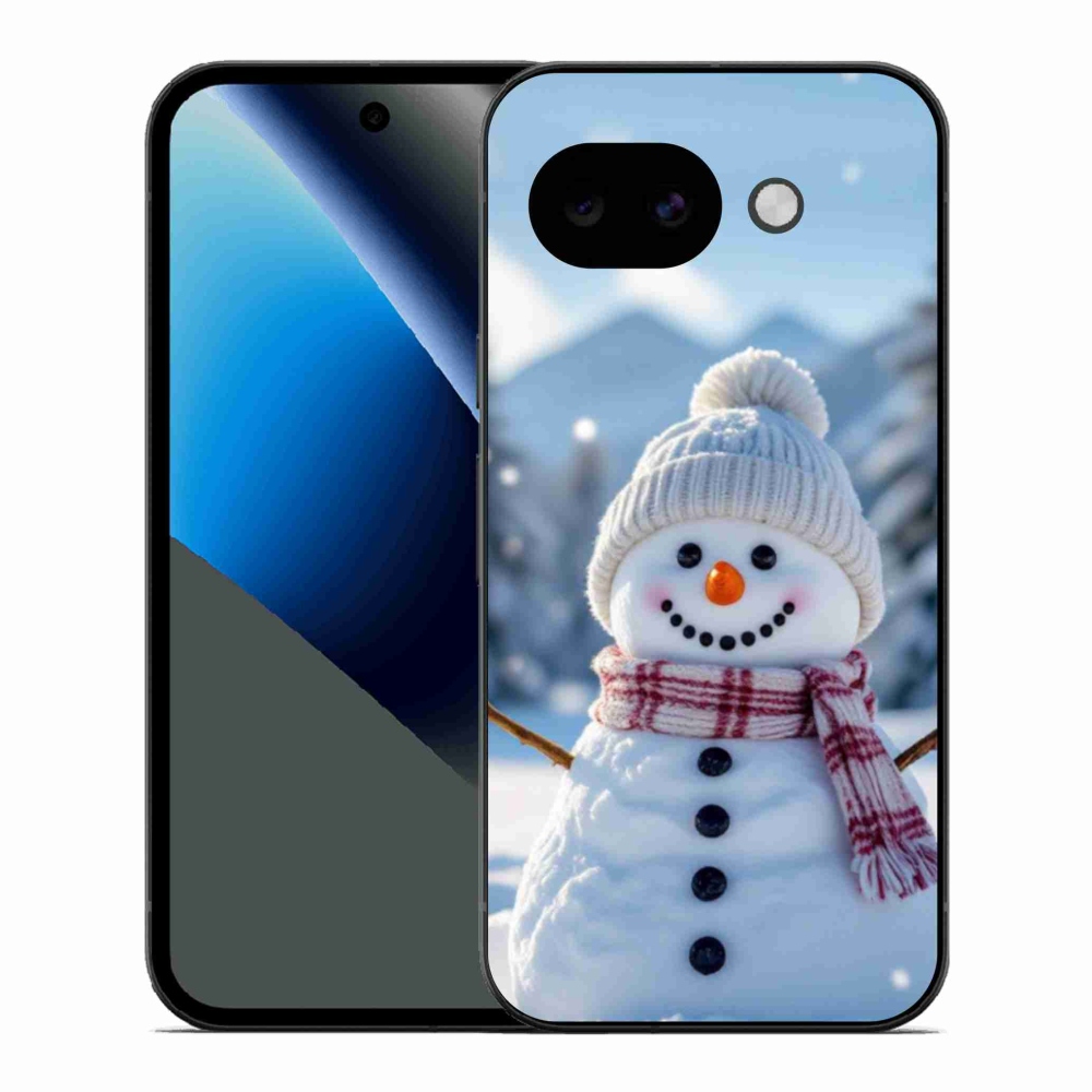 Zselés borítás mmCase a Google Pixel 10a készülékhez - hóember 3