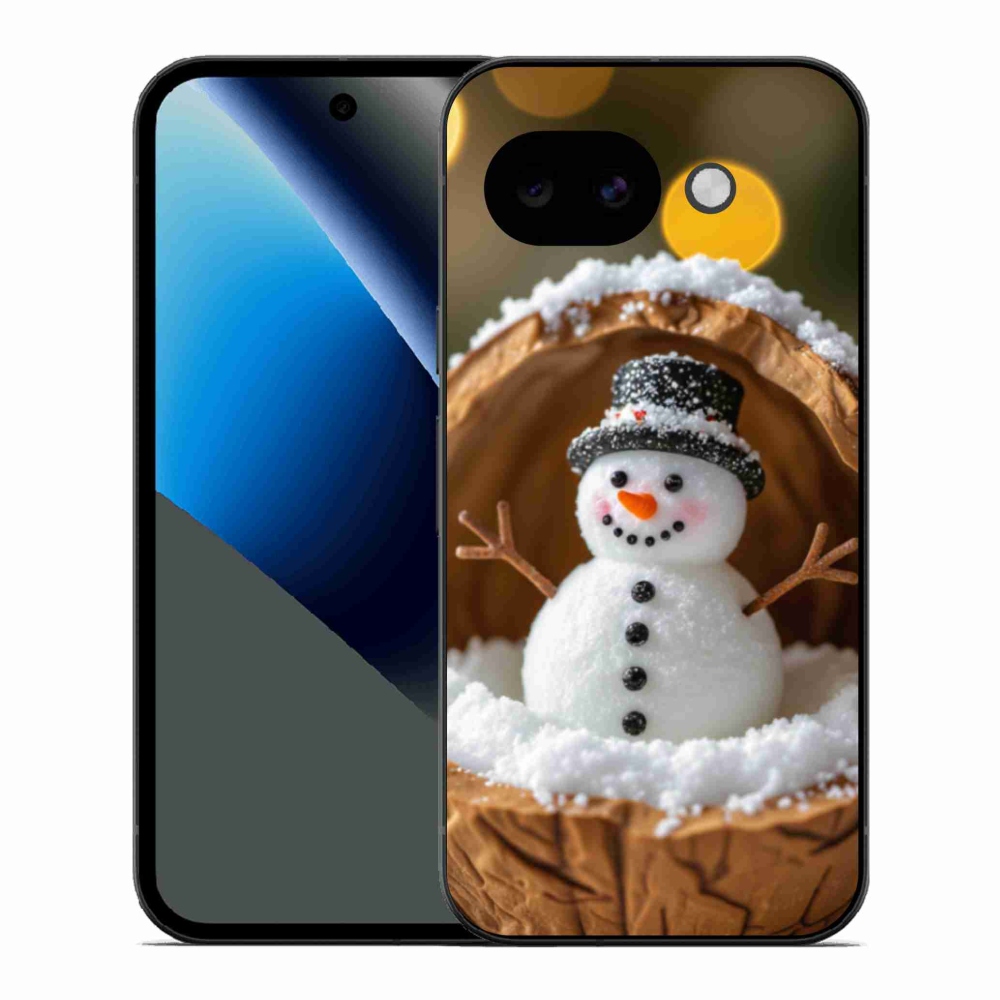 Gél borítás mmCase a Google Pixel 10a készülékhez - hóember 4