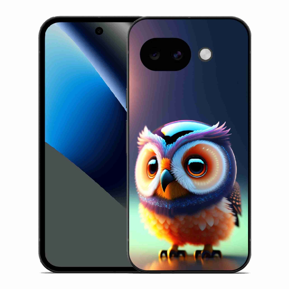 Zselés borítás mmCase a Google Pixel 10a készülékhez - bagoly