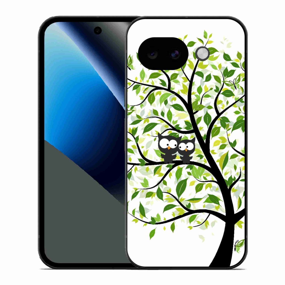 Gél borítás mmCase a Google Pixel 10a számára - baglyok egy fán