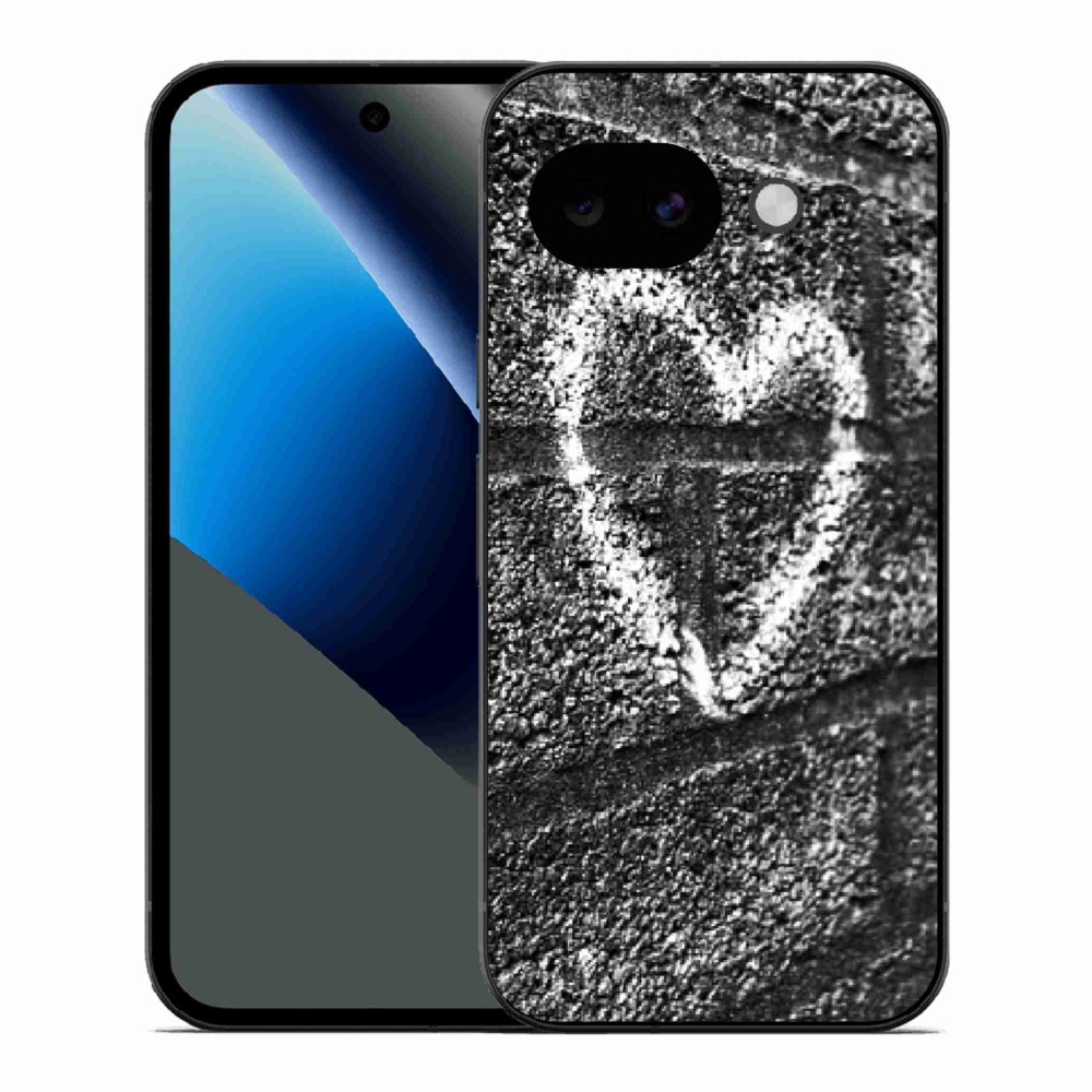 Gél borítás mmCase a Google Pixel 10a számára - szív a falon