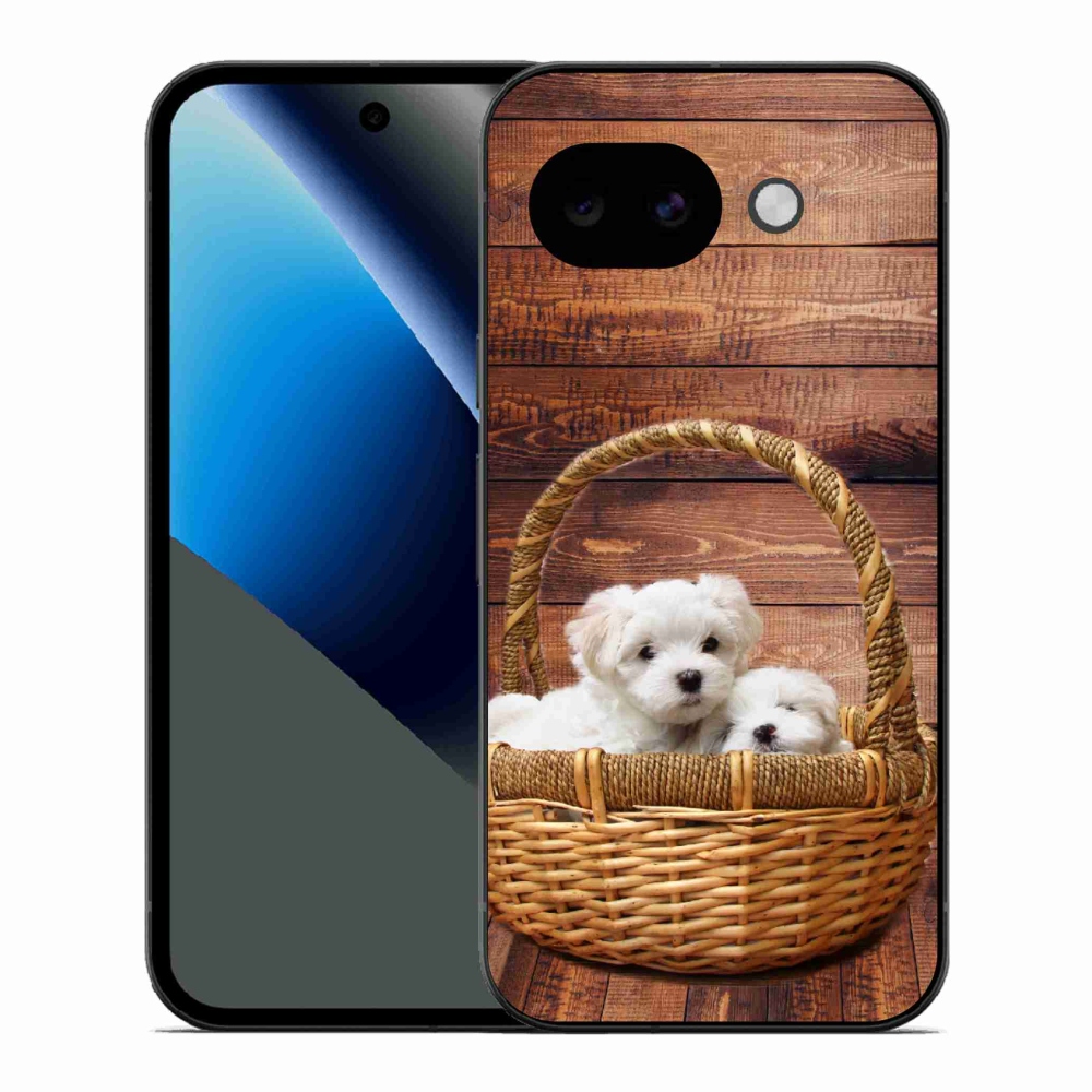 Gél borítás mmCase a Google Pixel 10a számára - kölyökkutyák