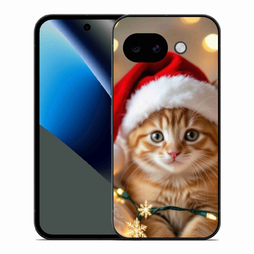 Gél borítás mmCase a Google Pixel 10a számára - Karácsonyi cica
