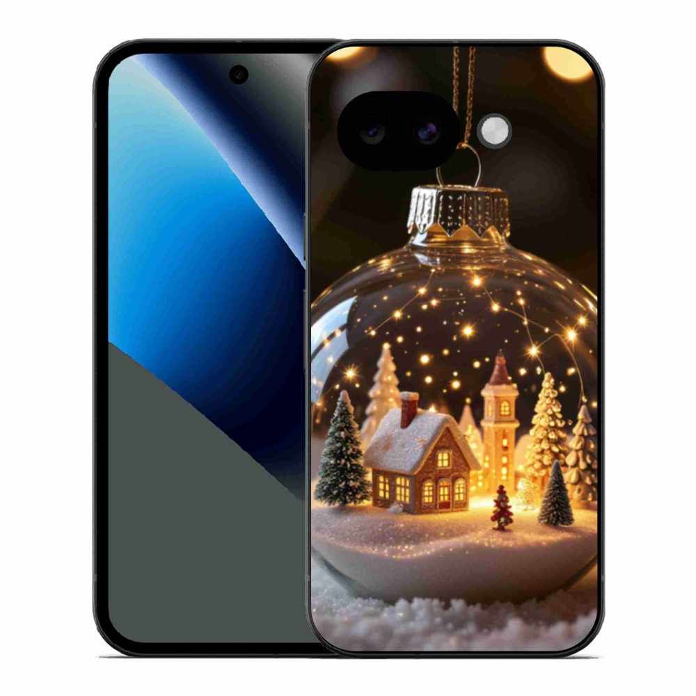 Gél borítás mmCase a Google Pixel 10a számára - Karácsonyi gömbök 3