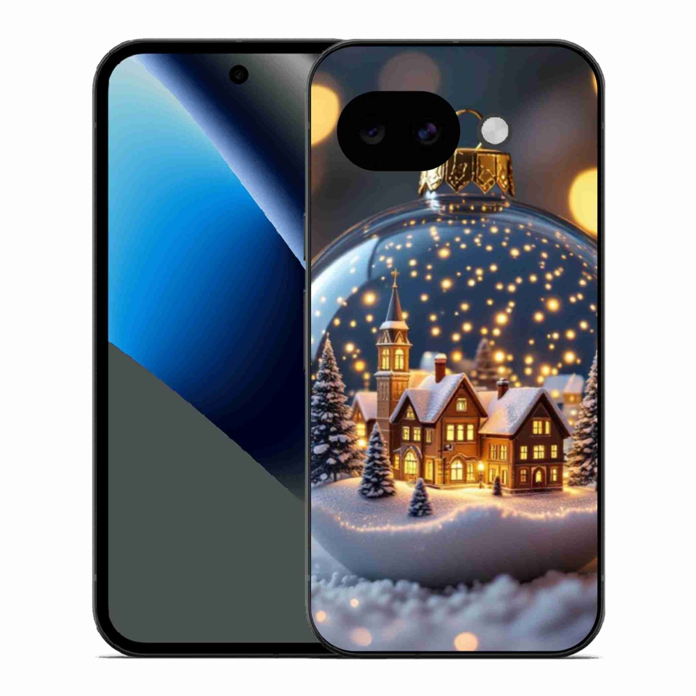 Gél borítás mmCase a Google Pixel 10a számára - Karácsonyi golyók 4