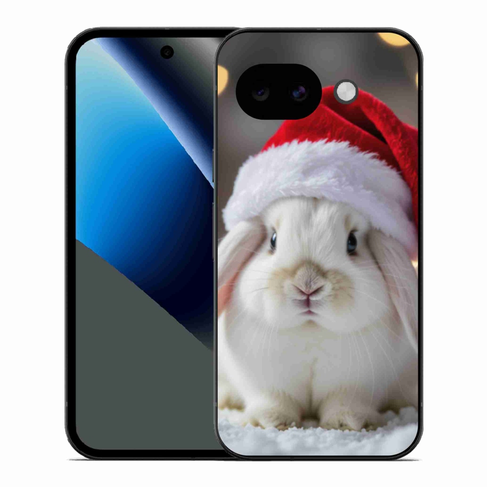 Gél borítás mmCase a Google Pixel 10a számára - karácsonyi nyuszi