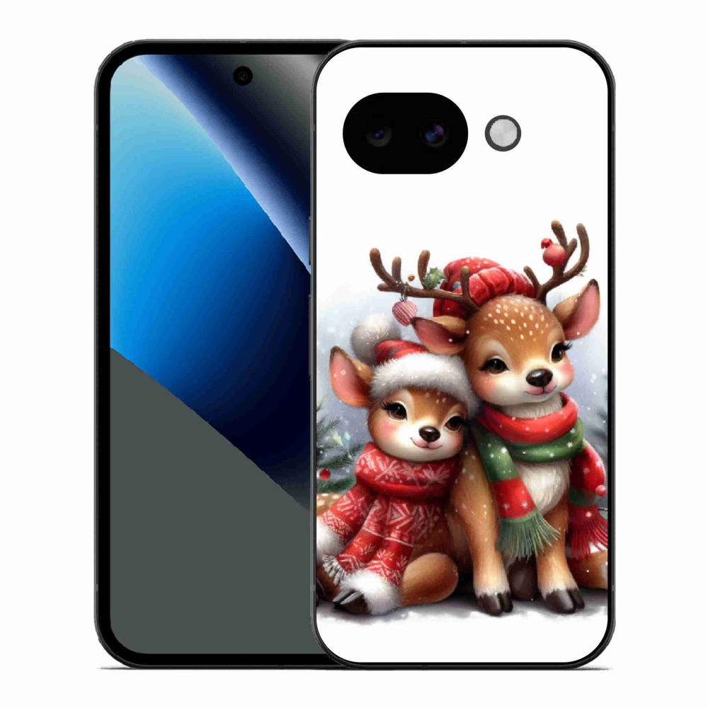 Gél borítás mmCase a Google Pixel 10a számára - karácsonyi rénszarvas