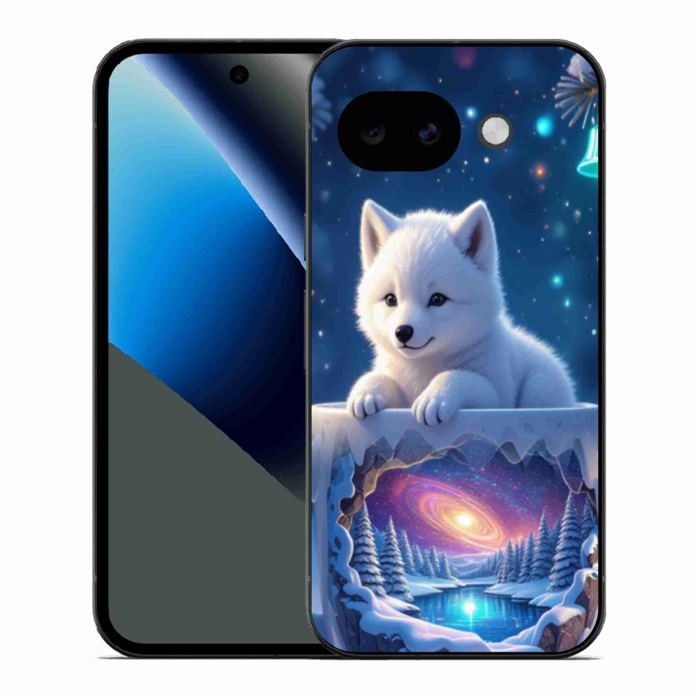 Gél borítás mmCase a Google Pixel 10a számára - Karácsonyi kiskutya