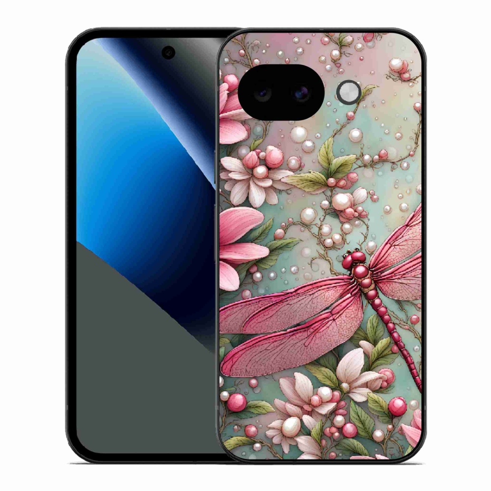 Zselés borítás mmCase a Google Pixel 10a készülékhez - szitakötő