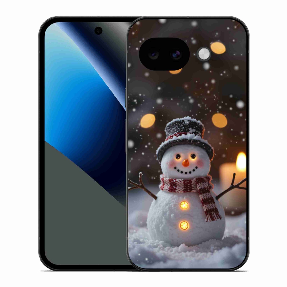 Gél borítás mmCase a Google Pixel 10a számára - boldog hóember