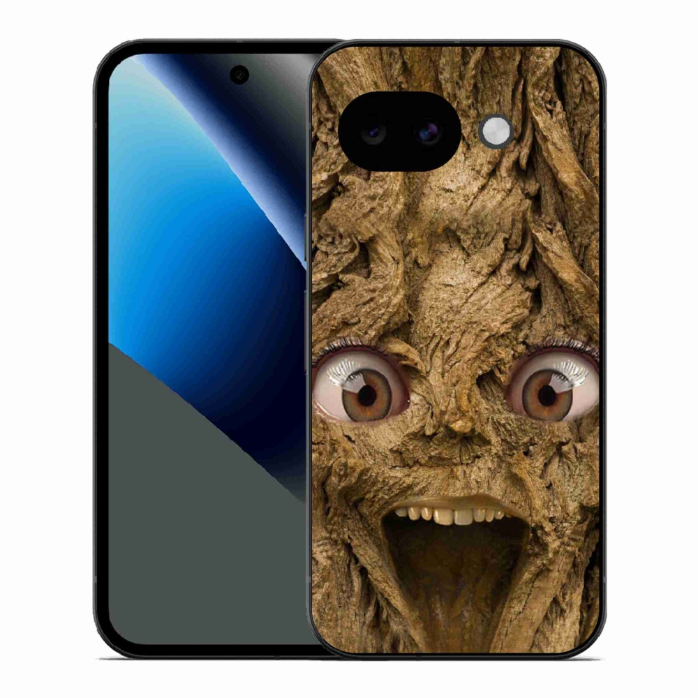 Gél borítás mmCase a Google Pixel 10a számára - boldog fa szemekkel