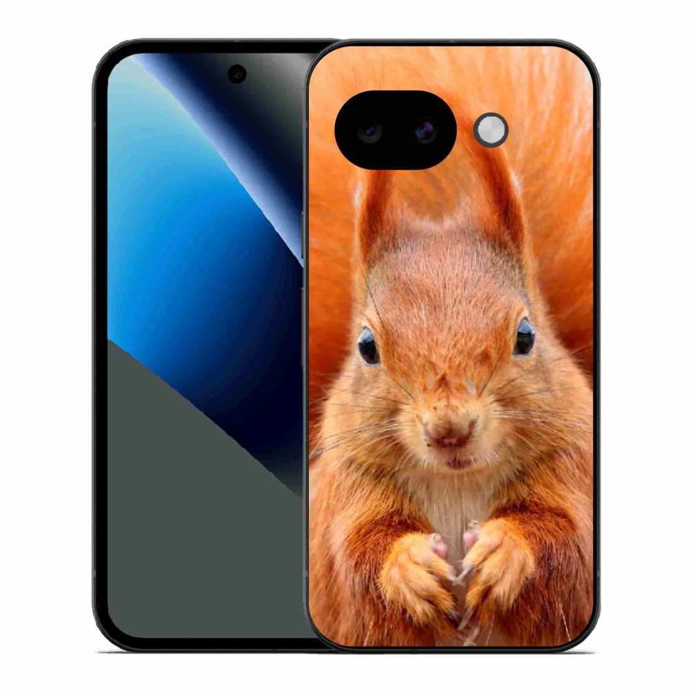 Zselés borítás mmCase a Google Pixel 10a készülékhez - mókus