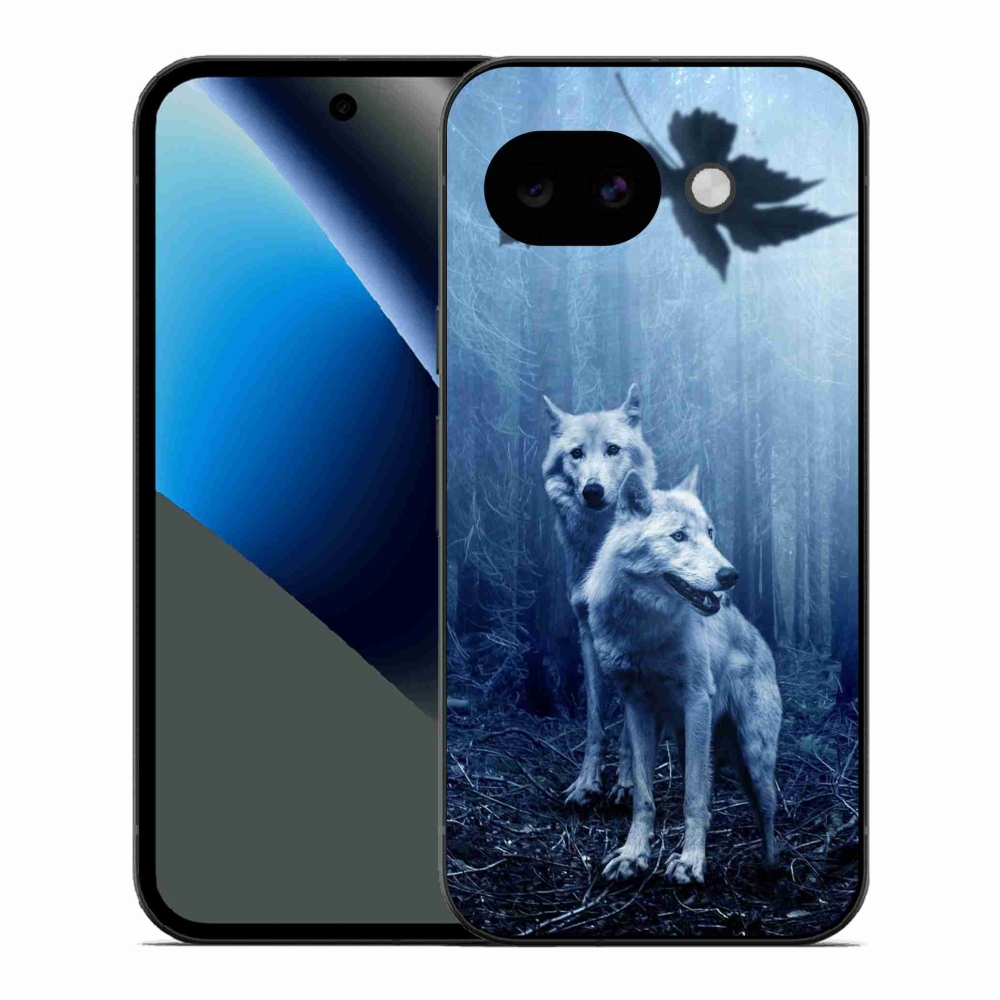 Gél borítás mmCase a Google Pixel 10a számára - farkasok az erdőben