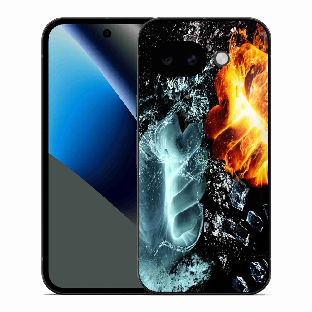 Gél borítás mmCase a Google Pixel 10a számára - víz és tűz