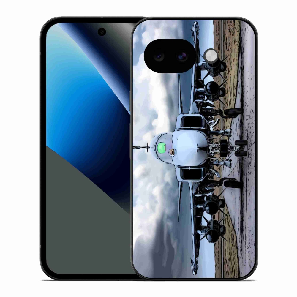 Gél borítás mmCase a Google Pixel 10a számára - katonai repülőgépek