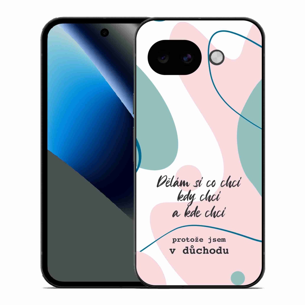 Gél borító mmCase a Google Pixel 10a számára - vicces szöveg 10 fehér háttér