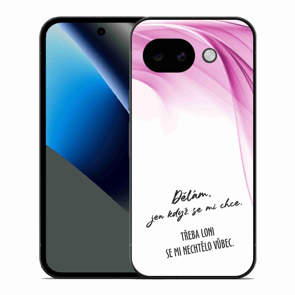 Gél borító mmCase a Google Pixel 10a számára - vicces szöveg 12 fehér háttér