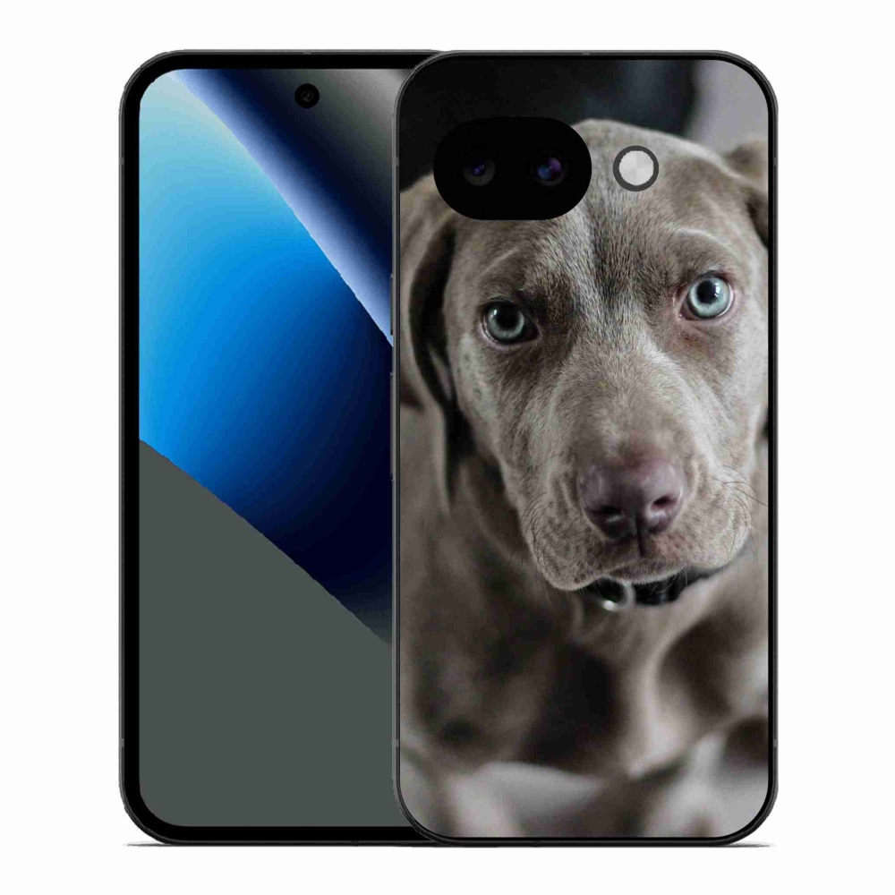 Zselés borítás mmCase a Google Pixel 10a számára - Weimaraner