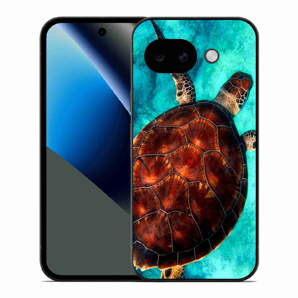 Zselés borítás mmCase a Google Pixel 10a készülékhez - teknősbéka