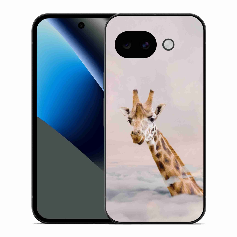 Gél borítás mmCase a Google Pixel 10a számára - zsiráf a felhőkben