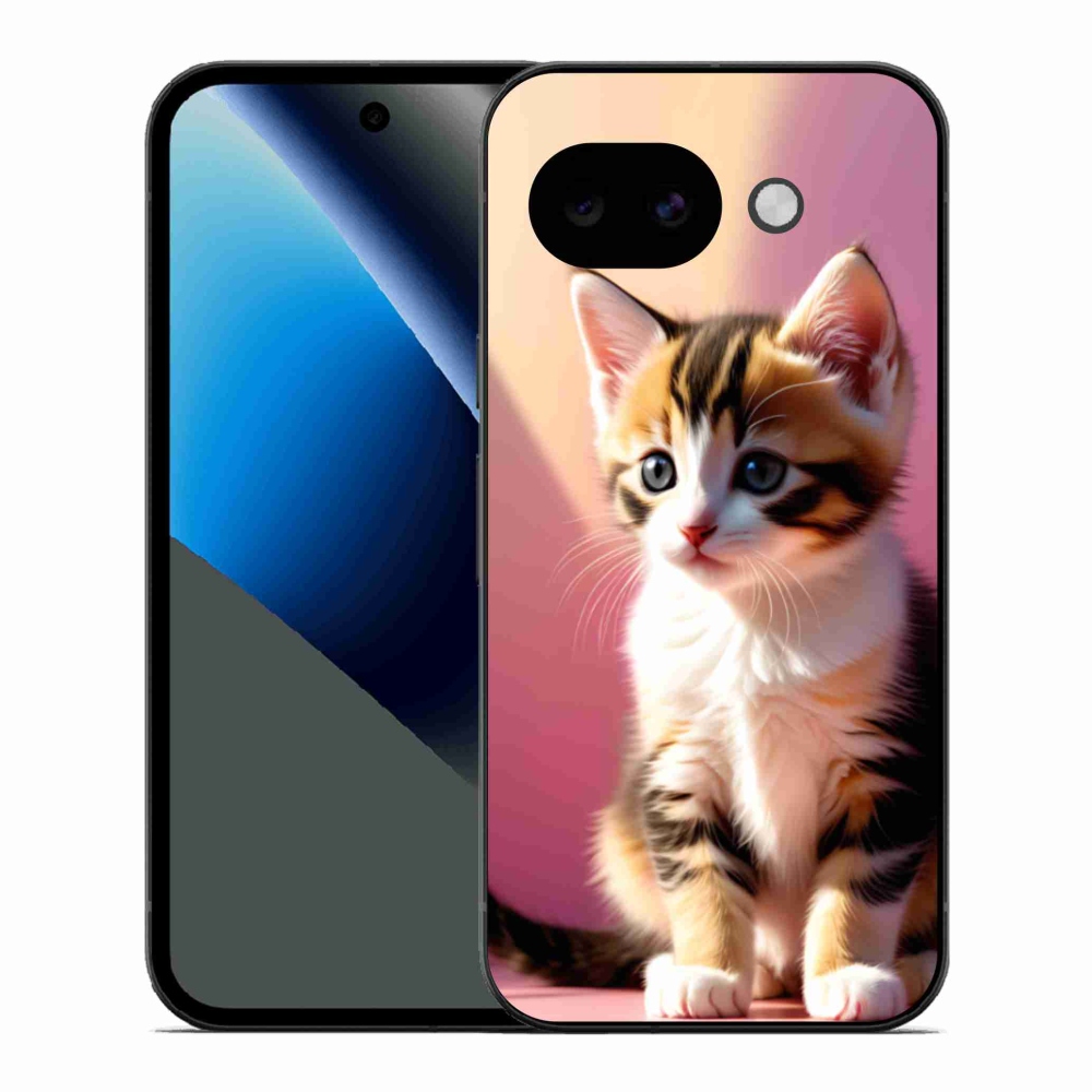 Gél borítás mmCase a Google Pixel 10a készülékhez - kíváncsi cica 2